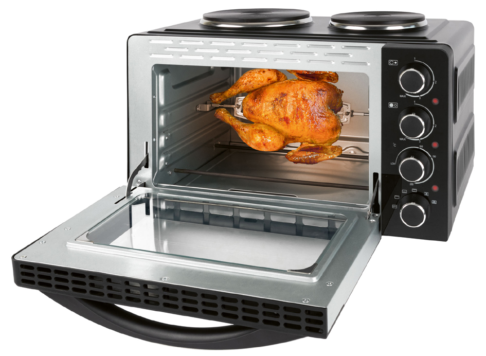 CLATRONIC Petite cuisinière KK 3786, 2 plaques de cuisson