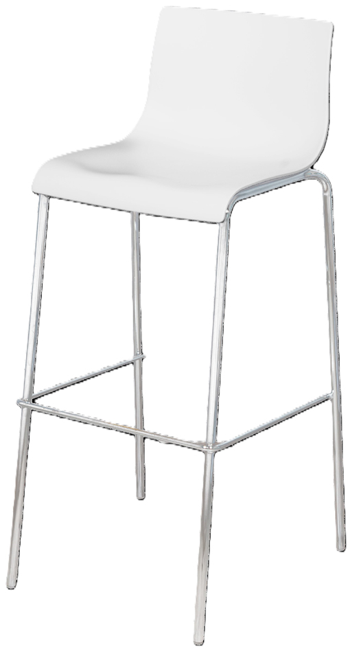 Chaise de bar HARPER, blanc