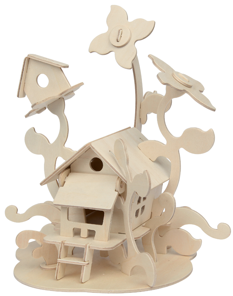 Marabu KiDS Puzzle 3D 'Maison des fées', 43 pièces