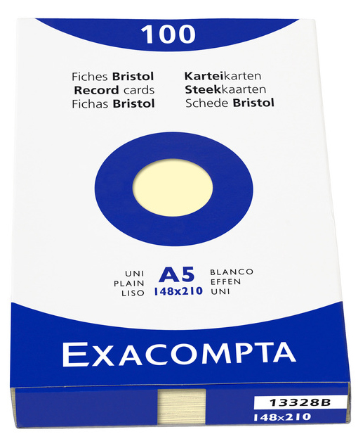 Fiches bristol, A5