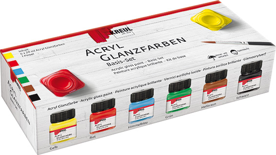 Sets de peinture acrylique, flacon