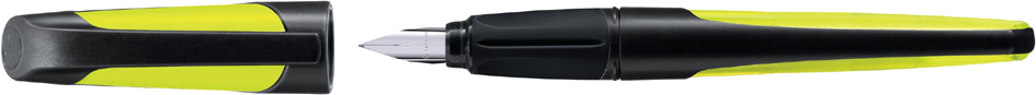 STABILO Stylo plume EASYbuddy A, droitiers, noir/bleu