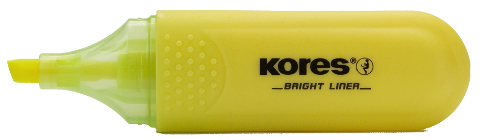 Kores Surligneur 'BRIGHT LINER', couleur: jaune