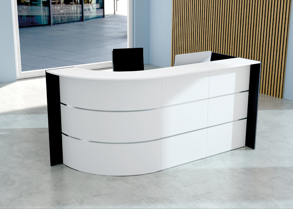 kerkmann Comptoir arrondi BARI up & down, anthracite