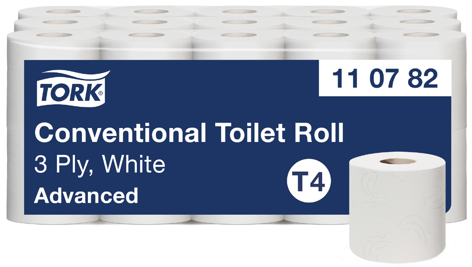 TORK Papier toilette, 3 couches, grand paquet, blanc