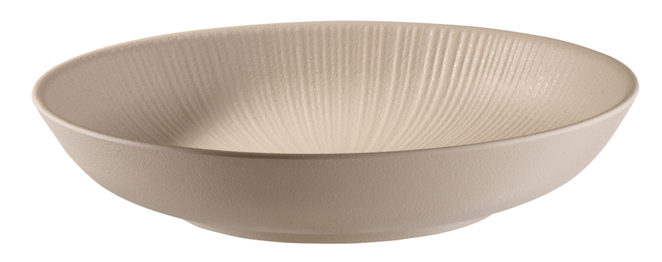 APS Assiette creuse NERO, diamètre: 225 mm, sable