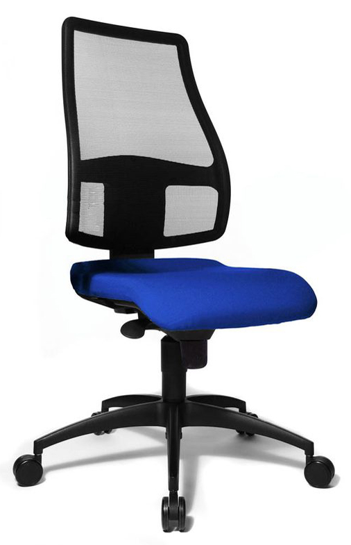 Fauteuil de bureau "Synchro Net", bleu royal
