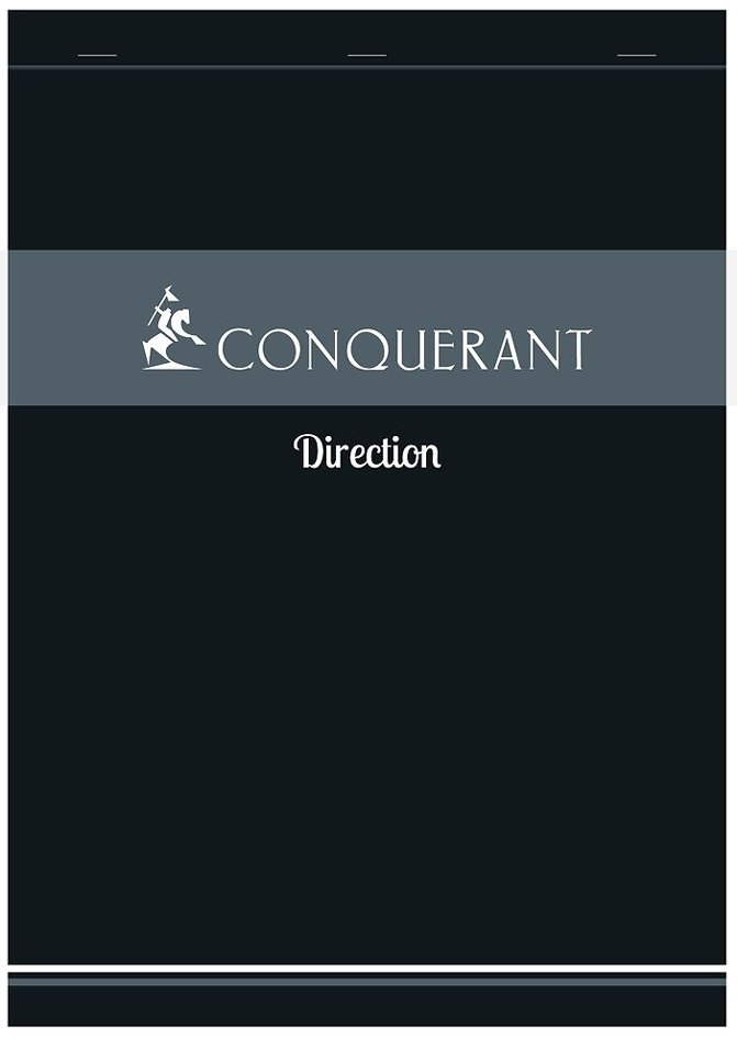 CONQUERANT SEPT Bloc-notes Direction, quadrillé, A4