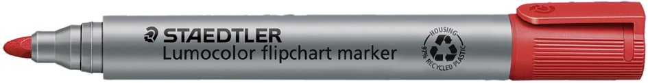 STAEDTLER Marqueur de conférence Lumocolor 356, rouge