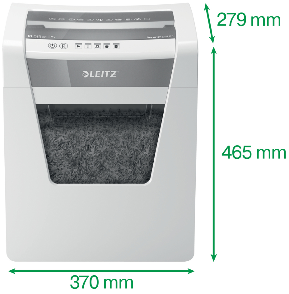 Destructeur de documents IQ Office, dimensions