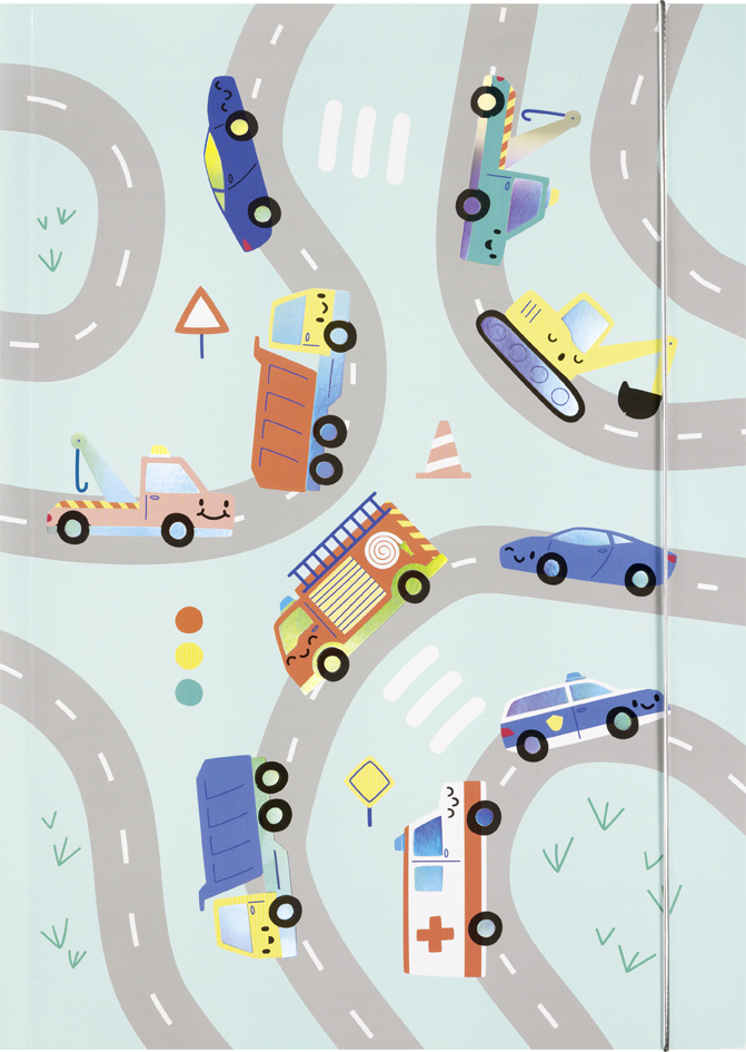 folia Carton à dessin HOTFOIL 'VEHICLES', A3