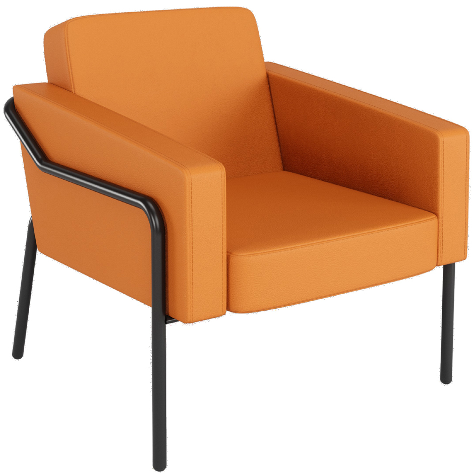PAPERFLOW Fauteuil visiteur MEDSO KLASSIK L, simili-cuir