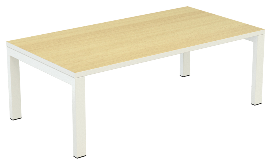 PAPERFLOW Table basse easyDesk, rectangulaire, hêtre / blanc