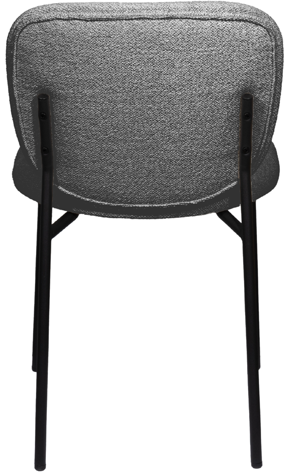 Chaise visiteur TWIST, gris