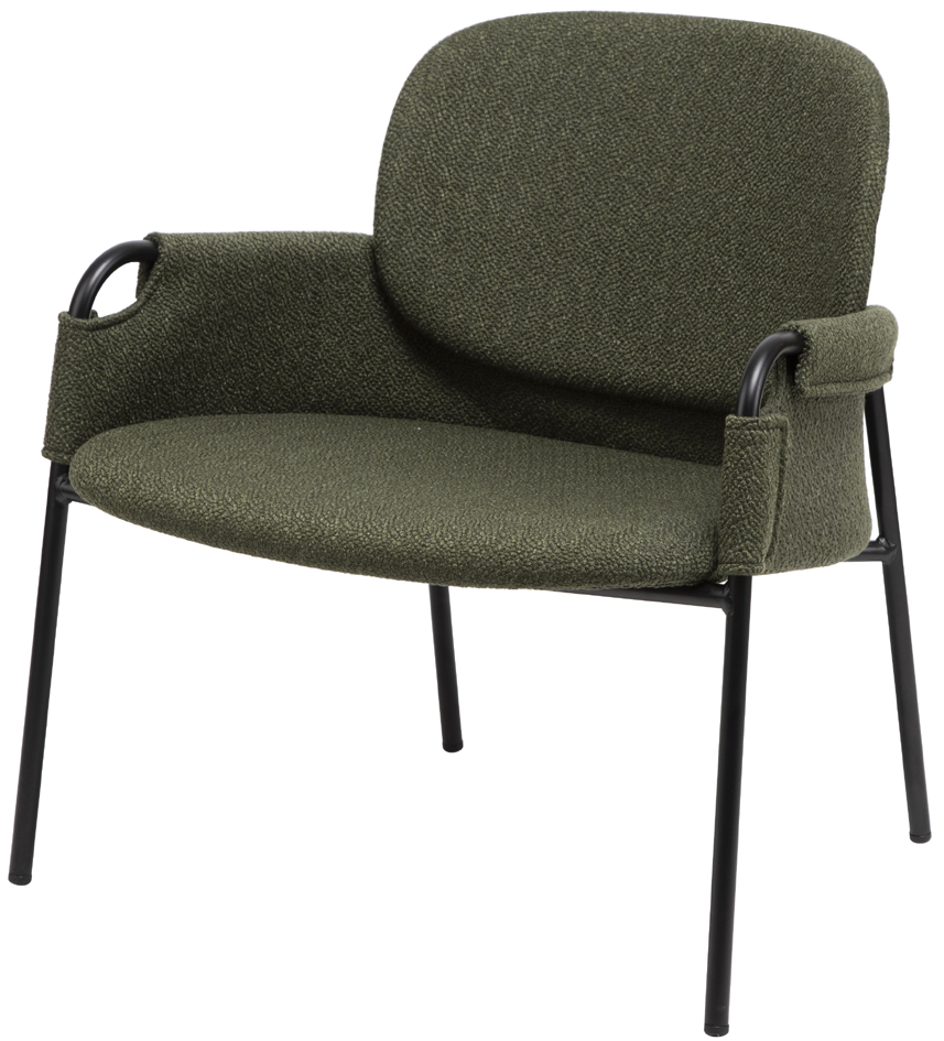 PAPERFLOW Fauteuil visiteur CLOTH, vert