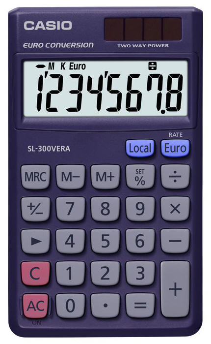 Calculatrice de poche SL-300 VERA