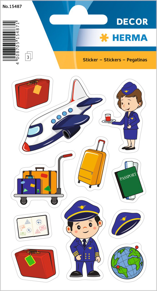 HERMA Sticker DECOR 'Pilote', en papier