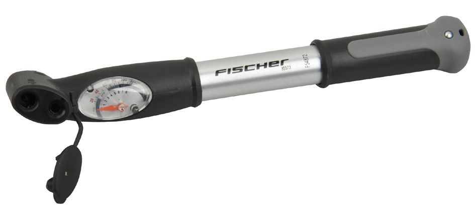 FISCHER Mini pompe à air pour vélo, en aluminium, (H) 295 mm