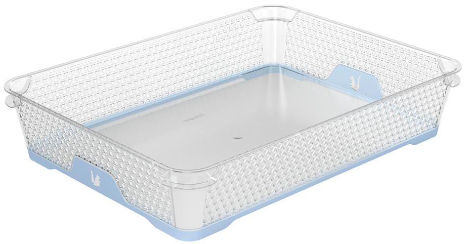 keeeper Corbeille de rangement 'jonas', A5, PP, nordic-blue