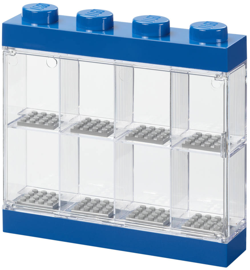 LEGO Vitrine pour figurines DISPLAY CASE 8, bleu