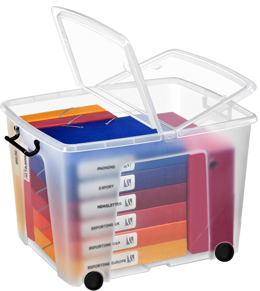 Boîtes avec roulettes
