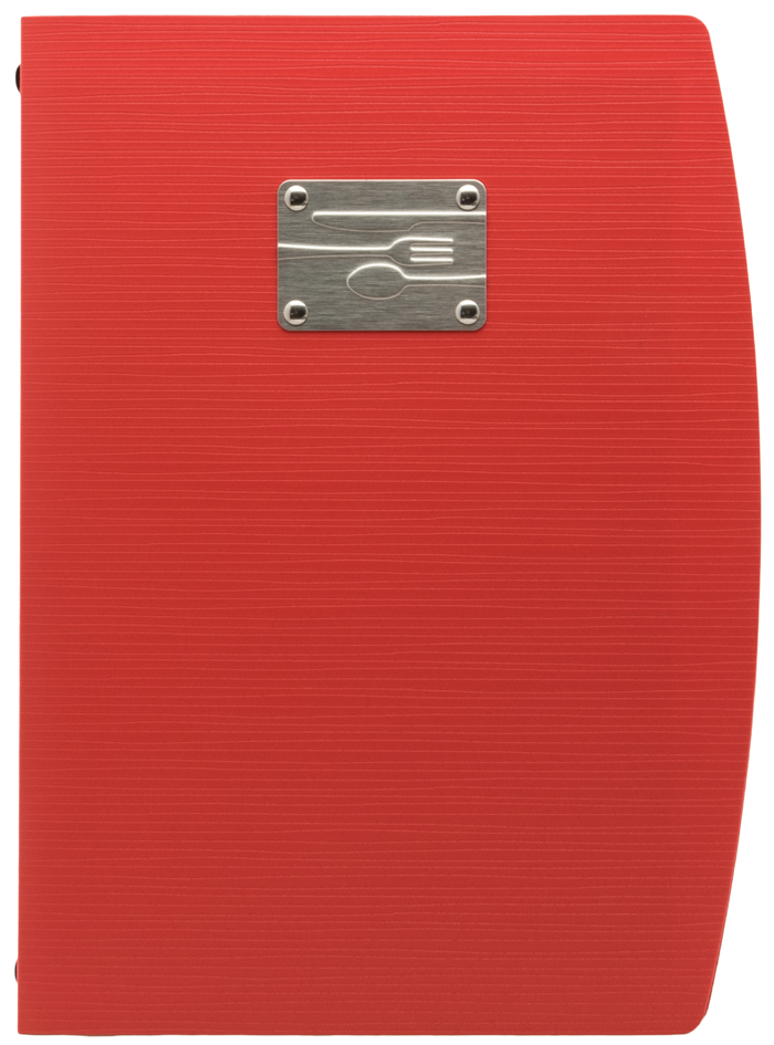 Securit Protège-menus RIO COUVERTS, A4, rouge