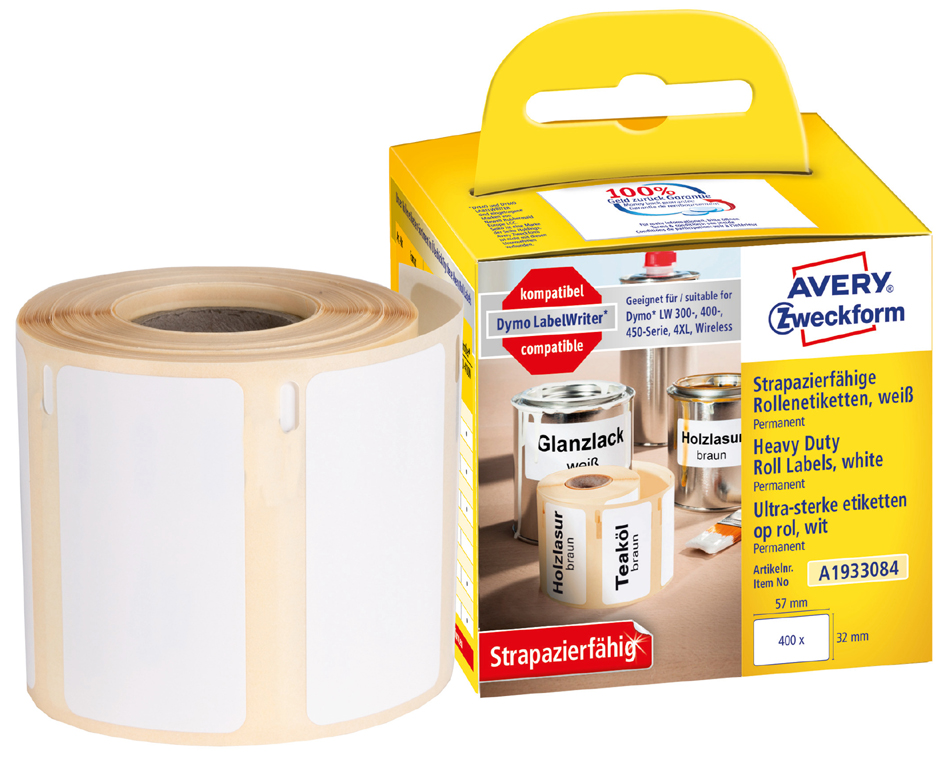 AVERY Zweckform Etiquette sur rouleau, robuste, 19 x 64 mm