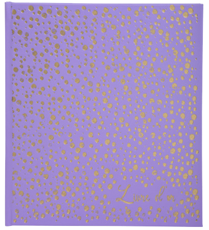 EXACOMPTA Livre d'or Plum, 210 x 190 mm, violet / doré