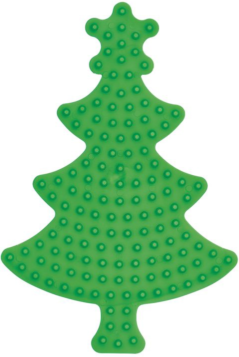 Hama Plaque pour perles midi 'Sapin de Noël', petit, vert