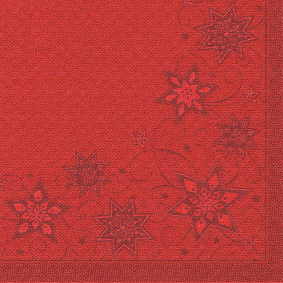 PAPSTAR Serviette à motif de Noël 'Just Stars', rouge