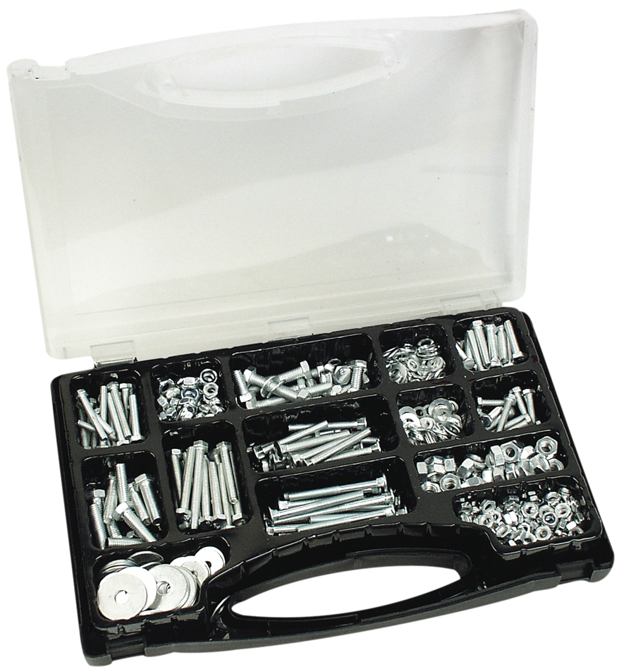 BRÜDER MANNESMANN Assortiment de boulons, 580 pièces