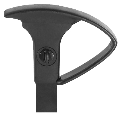 Topstar Accoudoirs modèle type 'U2', noir/chrome
