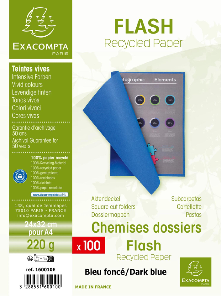 EXACOMPTA Chemise 'Flash 220', A4, carton, assorti