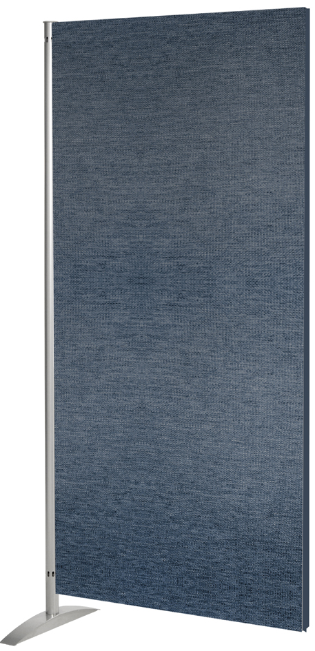 kerkmann Cloison mobile textile Metropol, bleu