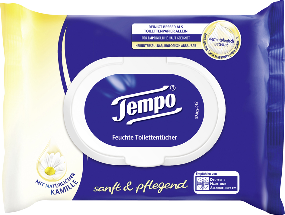Lingettes toilette humides