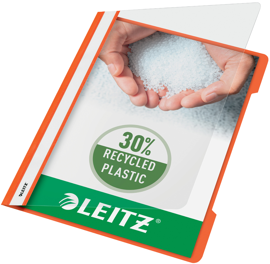 LEITZ chemise à lamelle Standard, format A4, PP, orange,