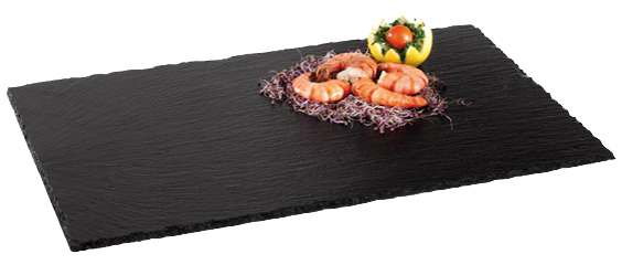 APS Plat en ardoise naturelle, (L)250 x (P)250 mm,anthracite