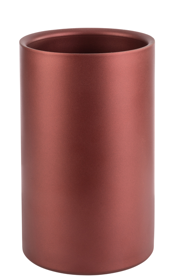 APS Rafraîchisseur de bouteille, acier inoxydable, rouge