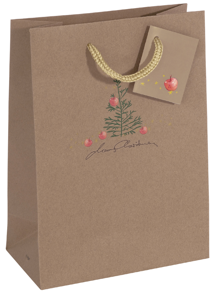 sigel Sac de Noël 'Christmas with apples', grand