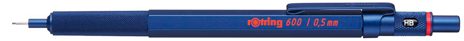 rotring Porte-mines 600, 0,5 mm, bleu métallique