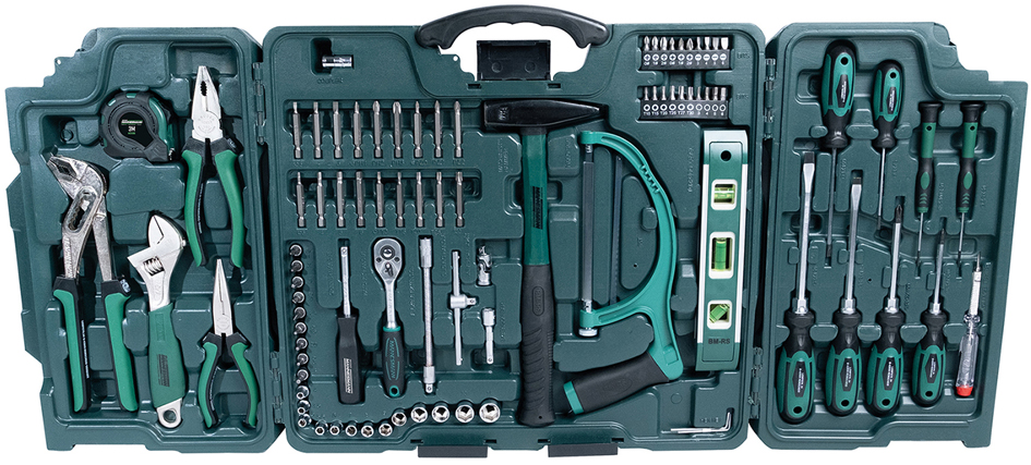BRÜDER MANNESMANN Jeu d'outils, 89 pièces