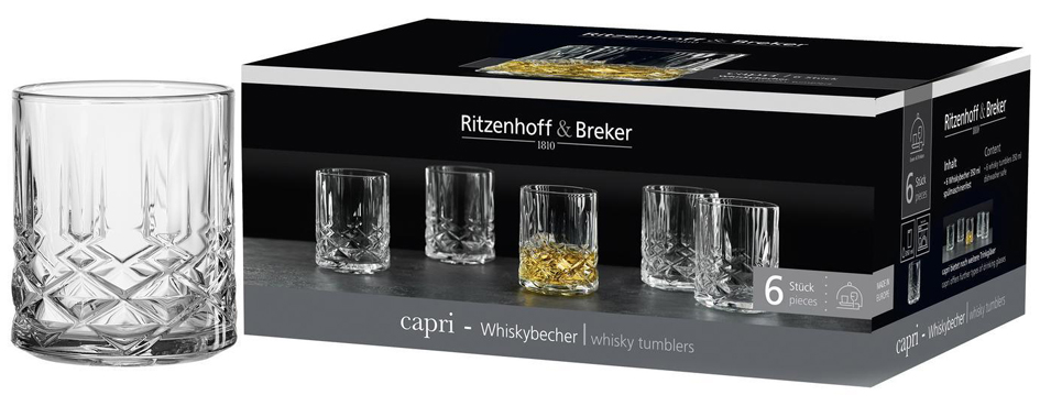 Ritzenhoff & Breker Verre à whisky CAPRI, 0,35 l