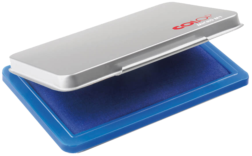 COLOP Tampon encreur 'MICRO M1', (L)90 x (P)50 mm, bleu