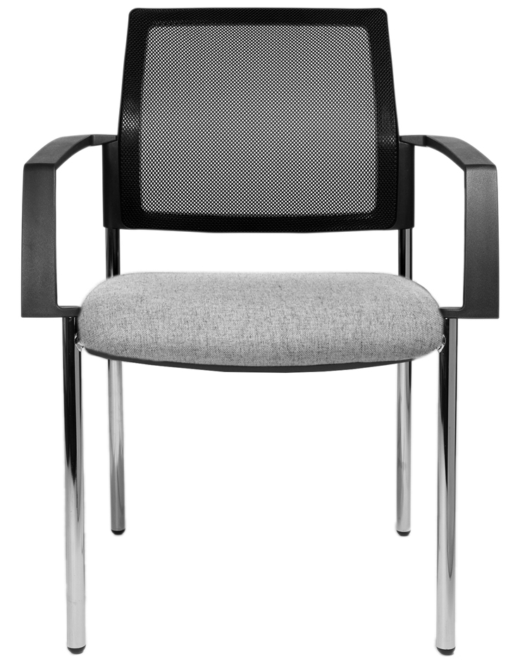 Topstar Chaise de bureau 'filet BtoB 10', gris clair