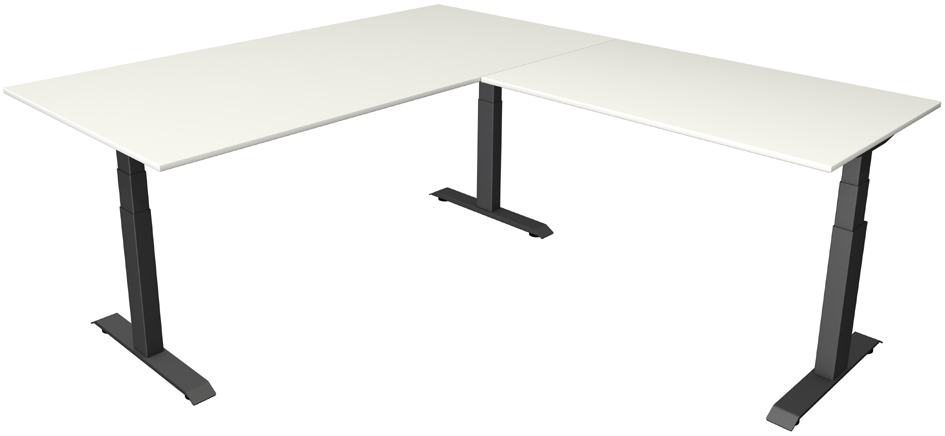 kerkmann Bureau réglable en hauteur Move 4 avec extension