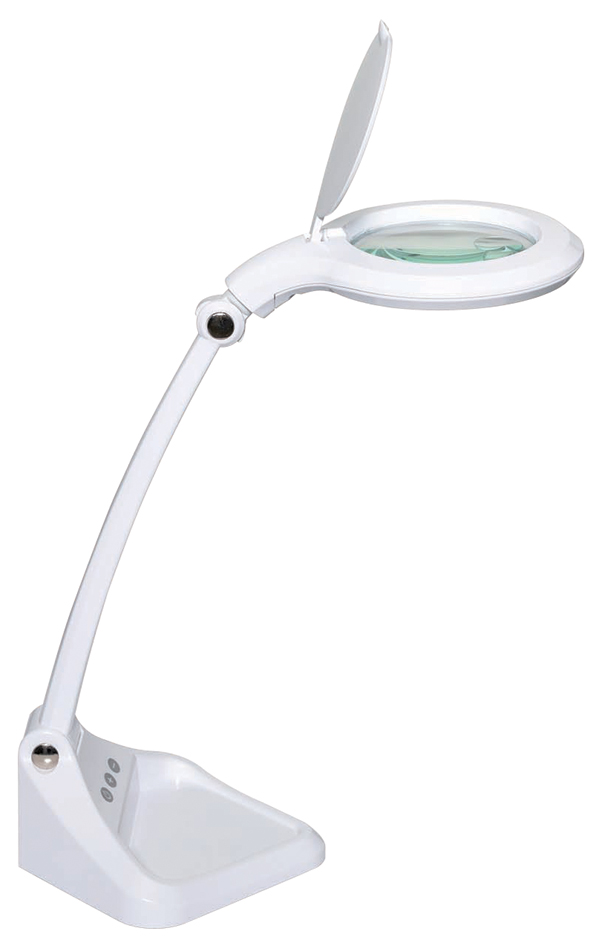 MAUL Lampe loupe à LED MAULiris, dimmable, blanc