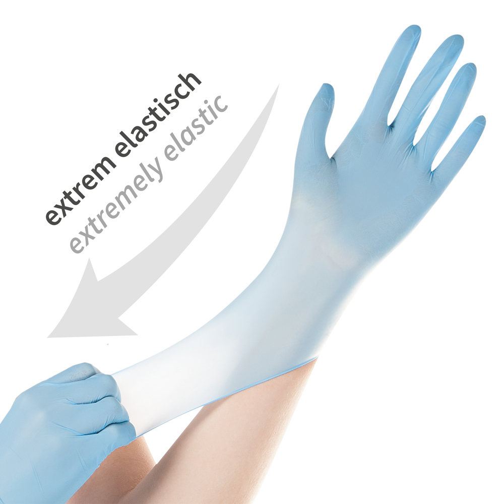 Visuel de référence : gant en nitrile"SAFE SUPER STRETCH", bleu
