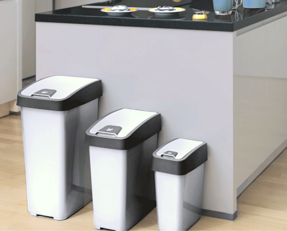 Poubelles, couvercle