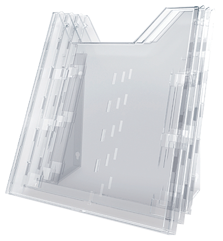 Porte-brochures - système COMBIBOXX A4 SET L, porte-brochures de table