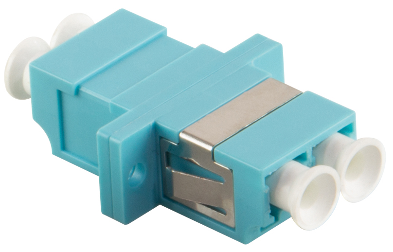 LogiLink Coupleur fibre optique, 2x LC-Duplex, vert d'eau